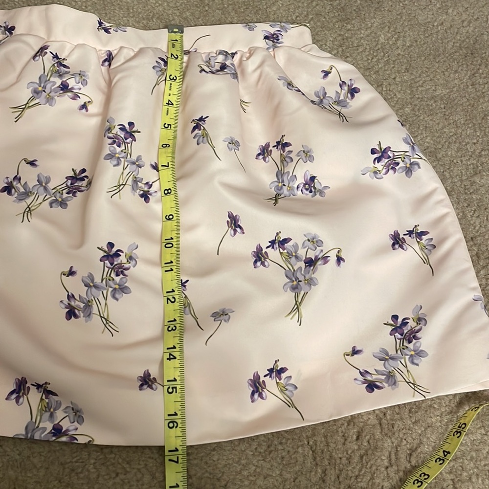 Red Valentino flared floral/print mini skirt - Picture 10 of 10